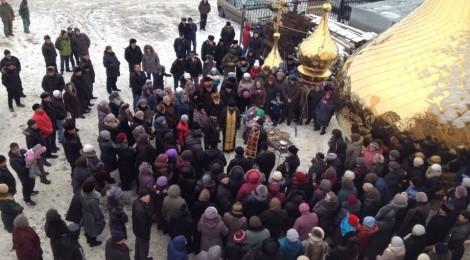 Прощеное воскресение в селе Старое Дрожжаное